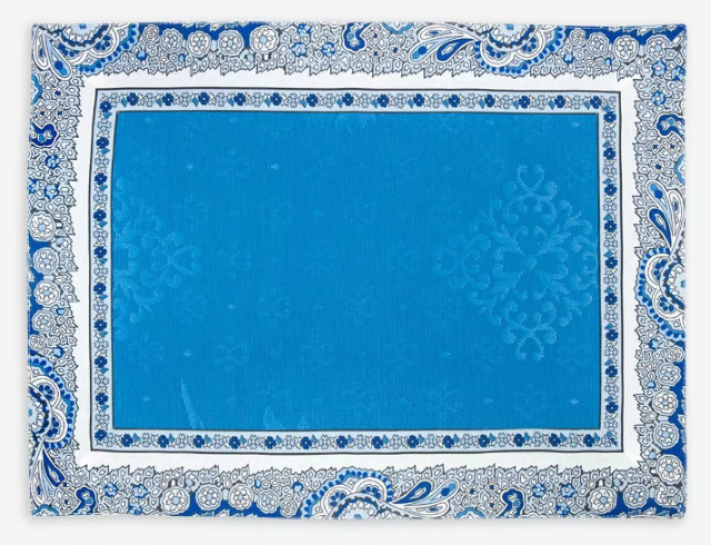 Provence Jacquard tea mat (Bastide RB - Delft blue)